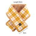 thumbnail image 2 of Almohadilla calefactora para el cuello con bufanda para el cuello para hombres y mujeres, color amarillo, 2 of 5
