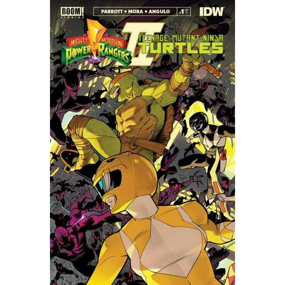 Mighty Morphin Power Rangers/ Teenage Mutant Ninja Turtles II #1B VF ; Boom! Comic Book