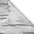 thumbnail image 3 of Ambesonne Harvest Kitchen Curtains, Wheat Branches Botanical, 55"x45", Grey Pale Taupe, 3 of 3