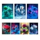 thumbnail image 3 of Cuadros Decorativos Kit de pintura de diamante de taladro redondo completo 5D DIY decoración del hogar de arte rosa (GS3269) Wdftyju  de costura negro 4 estilos, 3 of 5
