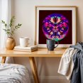 thumbnail image 5 of Frown Clown - Digital Art Psychedelic Surrealism Abstract Modern Art Geometric Pattern Pop Art Unframed Wall Art Print 24 x 24 inches, 5 of 9