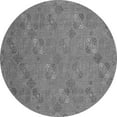 thumbnail image 1 of Ahgly Company Indoor Round Oriental Gray Traditional Area Rugs, 6' Round, 1 of 4