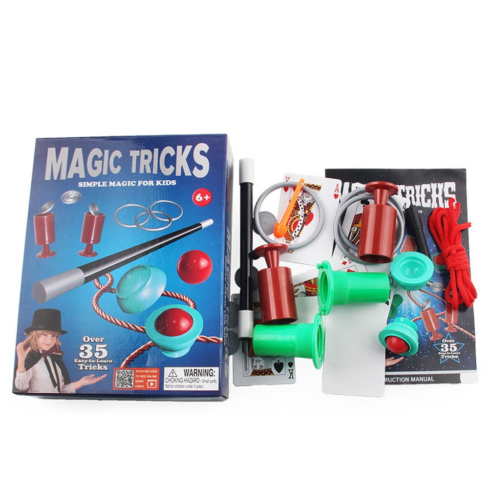 Magic Tricks Set,Magician Show Up Kids Props Toy for Kids with Toy