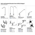 thumbnail image 5 of Achla Designs Brackets for a 2 x 4 Rail, 5 of 6
