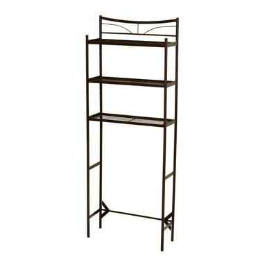 Mainstays Over The Toilet 3 Shelf, Oil Rubbed Bronze Shelving Unit