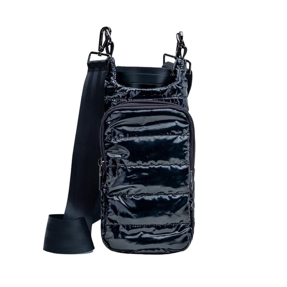 WanderFull Original HydroBag | Portabotellas acolchado con correa | Bolso bandolera portabotellas con bolsillos