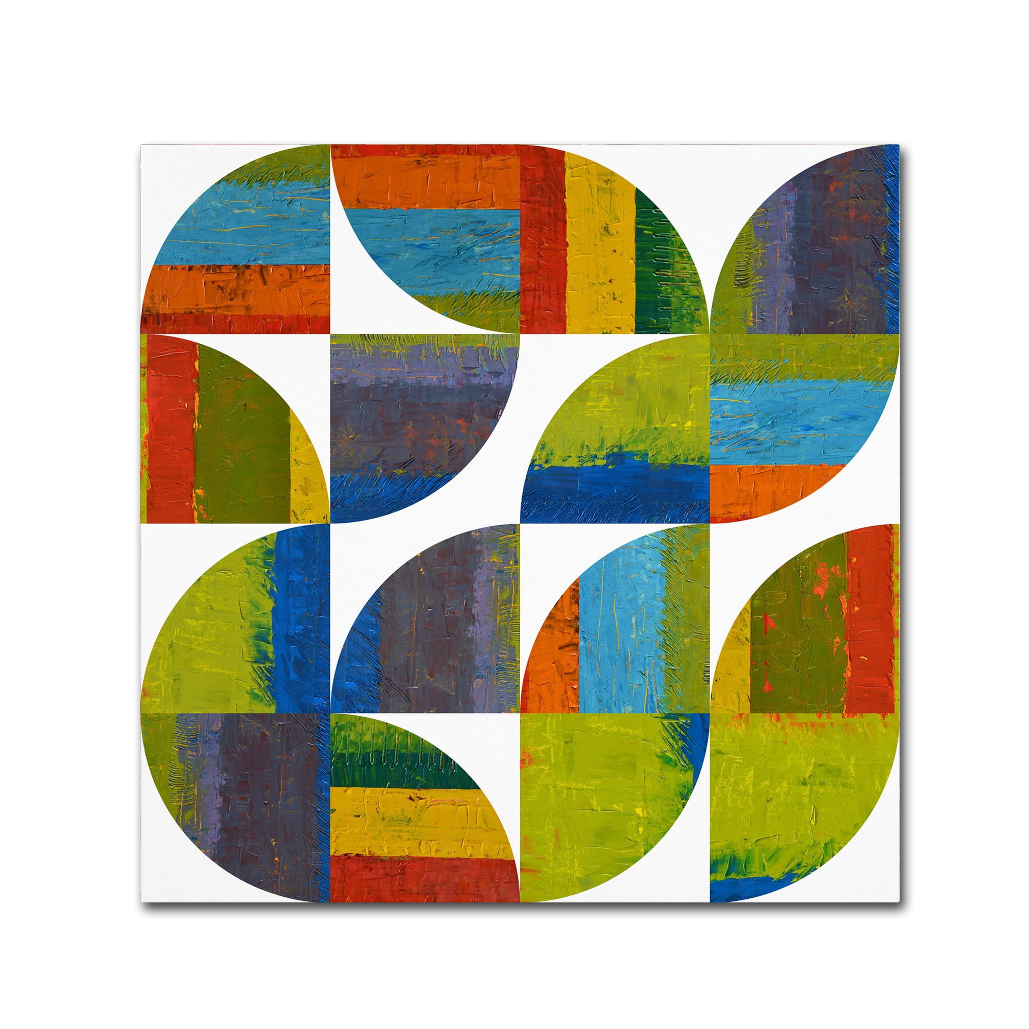Trademark Fine Art "Quarter Rounds 6.0" Canvas Art by Michelle Calkins
