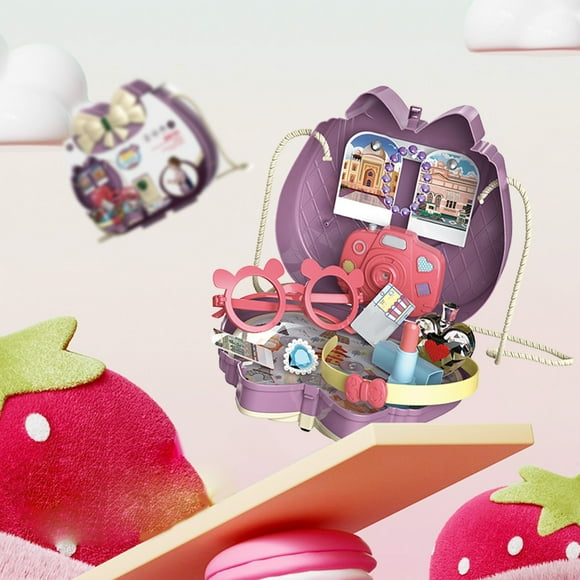 Pisexur Baby Toys Children's Home Simulation Travel Supplies Are Convenient And Easy To Carry Shoulder Bags Toys Gifts For Family Friend And Children Baby Dolls,Car Toys for 3-5 Years Boys Girls