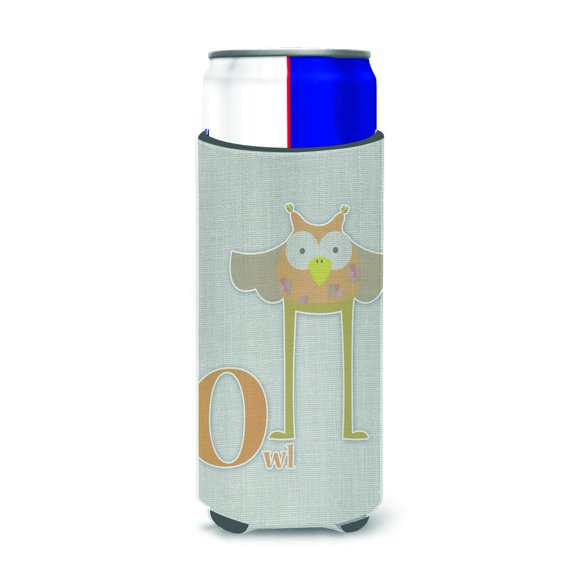Alphabet O for Owl Ultra Hugger for slim cans