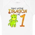thumbnail image 4 of Inktastic Dragon 1st Birthday Turning One Boys or Girls Baby Bodysuit, 4 of 5
