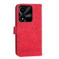 thumbnail image 4 of Funda Tipo Billetera para Honor X5C Plus Carcasa Abatible con Porta Tarjetas, Bolsillo para Efectivo, Soporte Ajustable, Cierre Magnético y Correa de Muñeca Rojo, 4 of 6