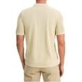 thumbnail image 3 of CAMISA DE PÓLO DE MALLA PARA HOMBRE INSPIRADA EN CHIC, CON BOTONES, DE MANGA CORTA, LIGERA Y CASUAL, TAMAÑO XL, COLOR CAQUI, 3 of 6