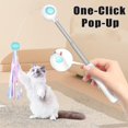 thumbnail image 4 of Poisson Électrique pour Chat, Jouets Rétractables pour Chat, Jouet à Plumes pour Chat, Jouet Interactif Électrique pour Chatons Chats, 4 of 5