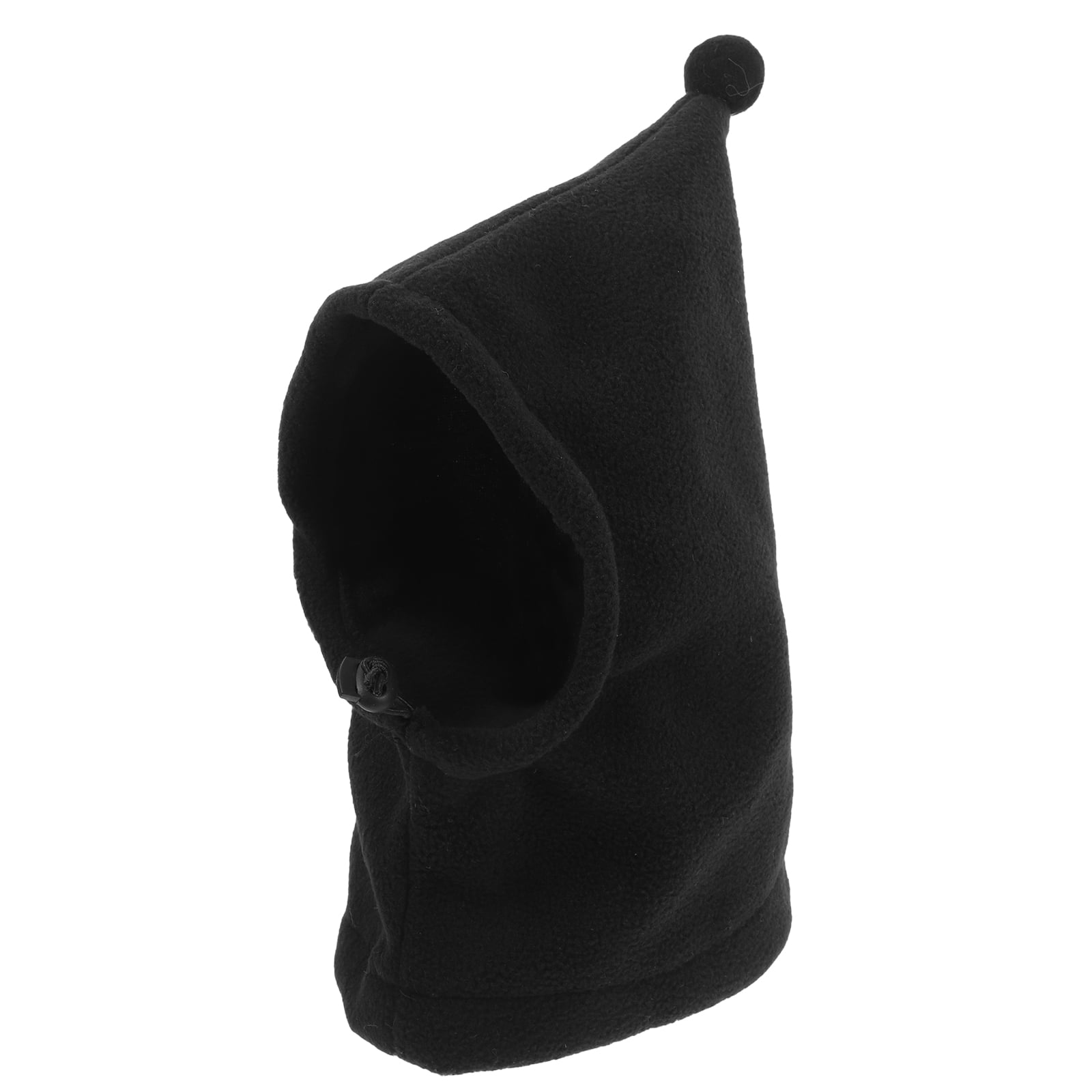 HOOWIFFY Black Knitted Dog Winter Hat with Ear Holes Funny Pet Transformation Costume
