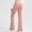 A0538-Pink, variant on QUINDOS Flared Yoga Pants for Women with Pockets High Waist Stretch Bootcut Leggings for Women Active Workout Slim Pants