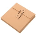 thumbnail image 3 of Shisuyan Rectangular CD Sleeves Light Brown 10Pcs 5.04X5.04X0.08In, 3 of 8