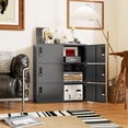 thumbnail image 3 of 3 Door Vertical Stackable Storage Cabinet with Lock,Anti-Failing Device, Metal Lcoker,Organizer for Office, Home, Gym, School,Employee,Kids., 3 of 6