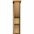 thumbnail image 2 of 6"W x 14"D x 26"H Ridgewood Rough Sawn Corbel w/Backplate, Western Red Cedar, 2 of 9
