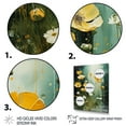 thumbnail image 3 of Designart "Yellow Buttercup Flower Beauty III" Floral Framed Wall Art - Traditional Yellow Buttercups Entryway Framed Wall Art, 3 of 6