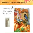 thumbnail image 3 of Fall Pumpkin Garden Flags for Outside 12x18 Double Sided Burlap, Seasonal Holiday Thanksgiving Autumn Garden Flag Fall Decorations for Home Porch, Small Decorative Fall Flags for Outside Garden, 3 of 6