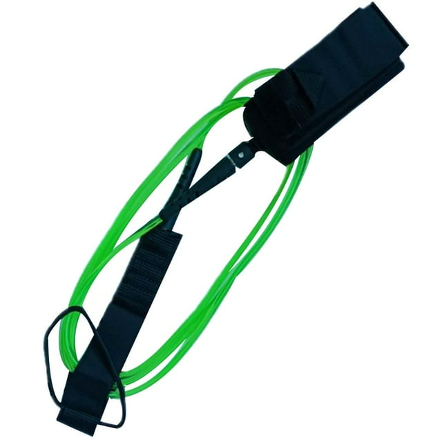 6 Feet 5.5mm Surfboard Foot Rope Safety TPU Nylon Stainless Steel Surf Leash