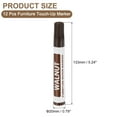 thumbnail image 2 of Uxcell Furniture Repair Wood Markers, 12 Pack Walnut Touch Up Filler Sticks, Oil Based Paint Markers for Scratches, Wood Floors, 2 of 7