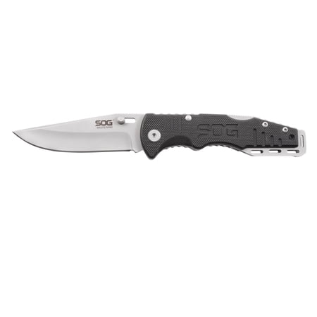 SOG Salute Mini Bead Blast G10 Folding Knife 3.1in Blade
