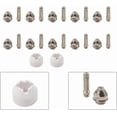 thumbnail image 5 of Gamvdout 22Pcs Copper Plasma Torch Electrode Cutting Nozzle Tips Consumables Silver For 8-3321 8-5526 9-5633, 5 of 6