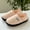 Camel, variant on Unisex Insulated Puffer Cotton Slippers - Portable, Anti-Slip Rubber Sole, Faux Shearling Lined Winter House Shoes