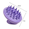 thumbnail image 4 of Kuymtek Cabezal Silicona Cepillo Masaje Corporal Lavado Peine Limpio Cuidado Del (Púrpura), 4 of 9
