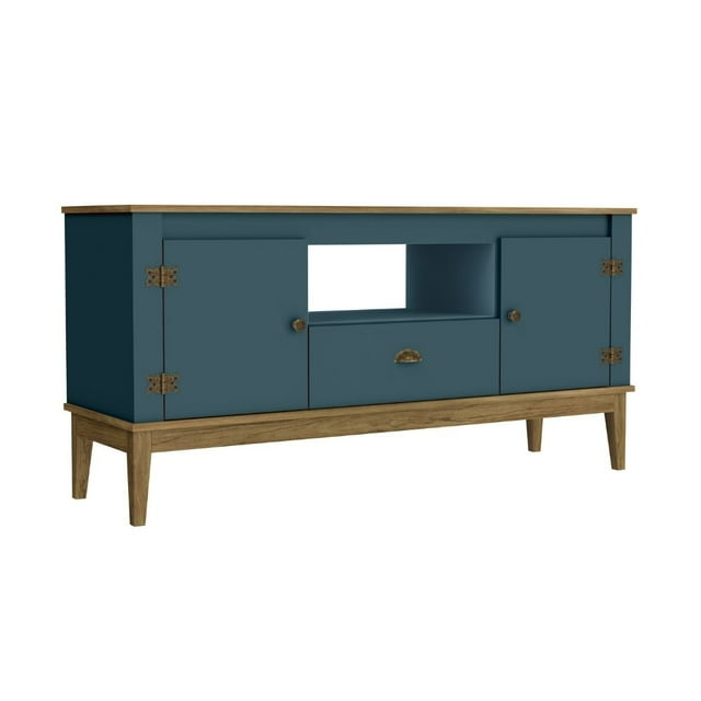 Mesa de Televisión Bertolini MB 1015 Azul Freijo
