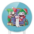 thumbnail image 3 of Acrylic Harley Quinn and Joker Naughty List Cake Topper Party Decoration for Wedding Anniversary Birthday Graduation, 3 of 7