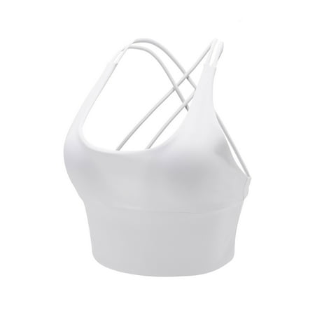 LLYWEY Bras for Women Underwire Discounts Comfortable Bras Women Ladies Bralette Bra Style-1009 Women Pullover Bra Feature Adult Female Running Sports Bras White 36B