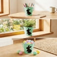 thumbnail image 6 of Deeceymbur Easter Bunny Tin Candy Bucket Metal Storage Container for Kids Gift Holiday Decor Colorful Reusable Pail, 6 of 6