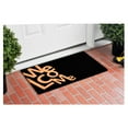 thumbnail image 2 of Angle Welcome Natural/Black Doormat, 2 of 3