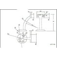 thumbnail image 2 of richelieu hardware 22820abv handrail bracket - 3 holes, antique brass, 2 of 3