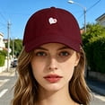 thumbnail image 2 of MEICHEN College Style Loving Couple Baseball Caps Girls' Summer Sunshade and Sun Caps Korean Version Student's Versatile Baseball Caps For, 2 of 5