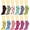 Hearts, variant on 12 Pairs Women's Ankle Socks Assorted Colors Size 9-11 Leaves #1