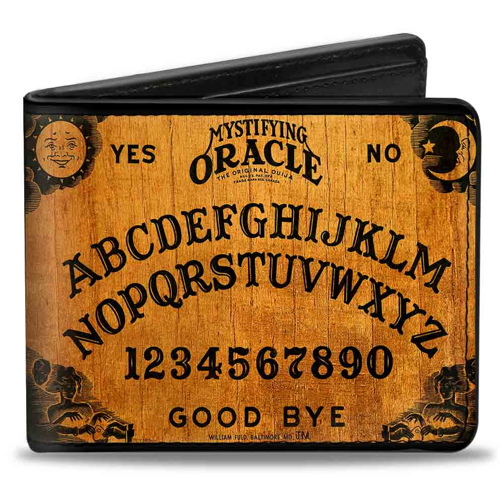 Ouija Mystifying Oracle Ouija Board Elements Wood Black Bi Fold