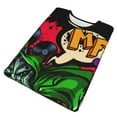 thumbnail image 6 of Mf Doom Unisex 3d Pattern Printed Short Sleeve T-Shirts Casual Graphics Tees Small, 6 of 7