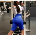 thumbnail image 4 of VENUZOR Workout Yoga Shorts for Women with Pockets High Waist Tummy Control Butt Lifting Running Athletic Shorts Leggings Scrunch Butt Female Hot Pants with Pockets, 4 of 7