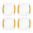 thumbnail image 1 of Película de Protección para la Taza de la Manija de la Puerta del Coche Universal Unique Bargains, Pegatinas Reflectantes Antirayones, Resina Epóxica, Transparente Amarillo, 4 Pcs, 1 of 1
