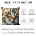thumbnail image 5 of SHANXI Throw Pillow Covers Home Decor Cat Cute Pillow Cases Decorative 12x12in, 5 of 5