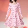 thumbnail image 1 of XEGLSBU Cuhk Robe de Princesse de Fête pour Fille/enfant à Imprimé Nœud, 1 of 4