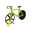 Yellow, variant on Euaioeiu Bike Style Pizza Cutter, Stainless Steel Dual Wheel Roller Kitchen Tool, Novelty Gadget for Home Cooking, Pizza Parties, and Unique Gifts