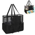 thumbnail image 1 of Bolsa de Playa de Malla onemoky Extra Grande para Mujeres con 6 Bolsillos, 1 of 9