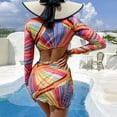 thumbnail image 4 of Traje DE Baño DE Tres Piezas Fridja con Estampado Sexy para Mujer, 4 of 5