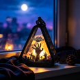 thumbnail image 5 of Portable Pumpkin Decor Ornament, Small Resin Figurine with Halloween Autumn Design and Classic Style, Tabletop Accent for Home, Party, Mantel, Seasonal, Spooky, Gift, D D, 5 of 5