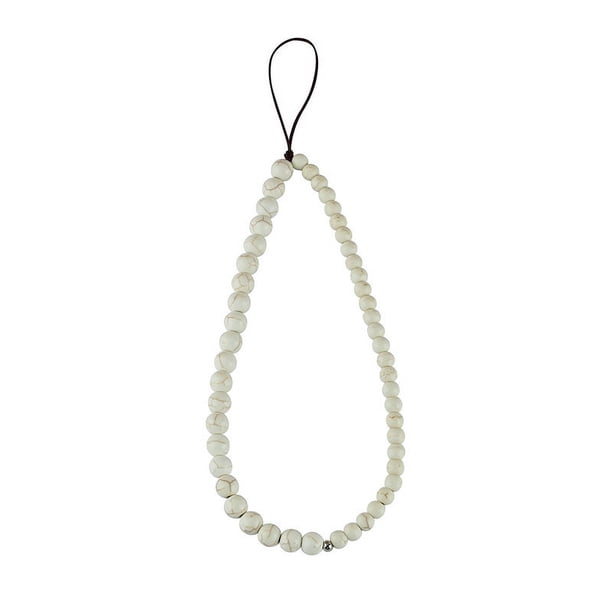 Cadena para teléfono móvil con colgante de cuerda corta de ágata turquesa para muñecas para hombres y mujeres, joyería colgante antipérdida para parejas