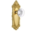 thumbnail image 2 of Grandeur Gvcbor_Prv_234 Grande Victorian Solid Brass Rose Privacy Door Knob Set - Grey, 2 of 7